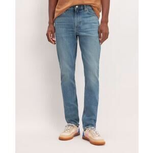 NWT Everlane Men's The Organic Cotton Slim-Fit Jean In Thrift Blue Size 30x30